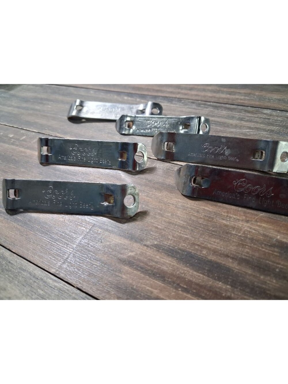 Vintage Coors Beer Bottle Opener Lot Vaughan Ecko Other Silver Tone Church Key